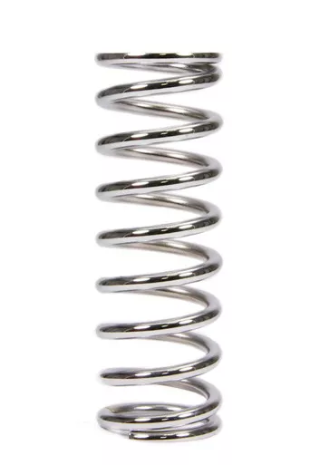 QA1 Chrome Coil-Over Spring 10in 2.5in ID 250lb/in 10CS250