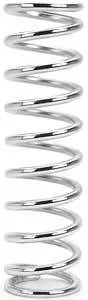 QA1 Chrome Coil-Over Spring 12in 2.5in ID 175lb/in QA112CS175