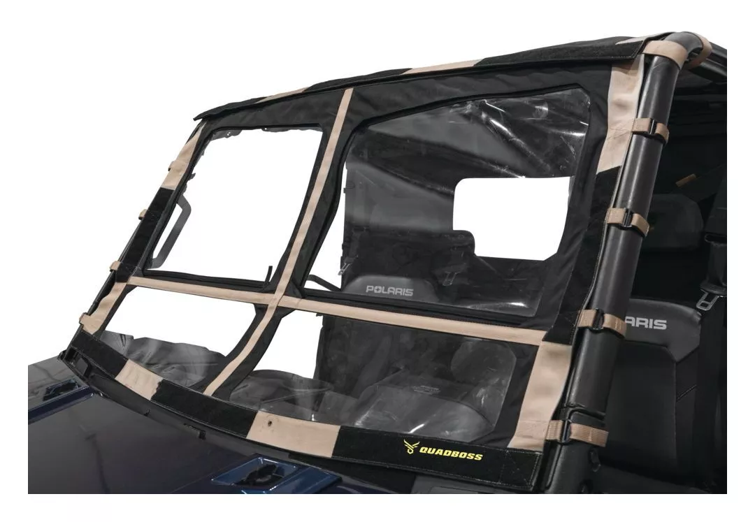Quad Boss Soft Windshield Polaris Ranger 2013-2021