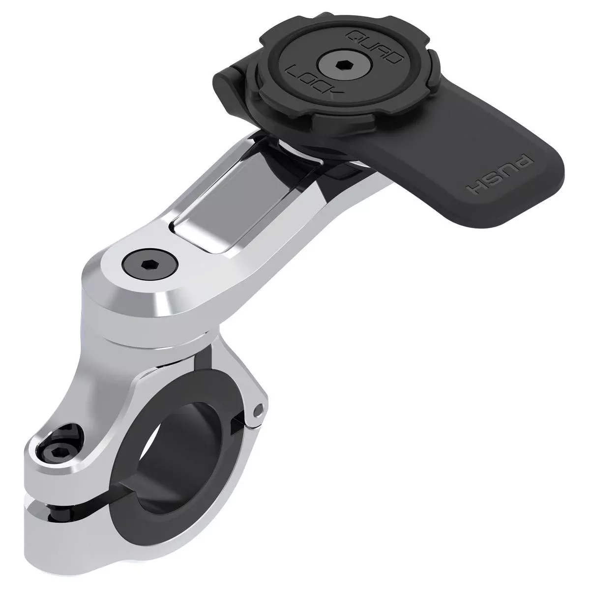 Quad Lock Motorcycle Handlebar Mount Pro Chrome QLM-HBR-CHR