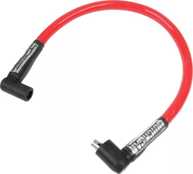 Quickcar 18in Red Coil Wire 11.5mm Spiral Core HEI to Socket 40-185