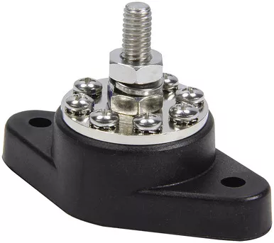 QuickCar 8-Point Black Power Distribution Post 57-806