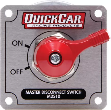 QuickCar High Current Alternator Master Disconnect Switch 250 Amp 4-Post Silver Plate 55-023