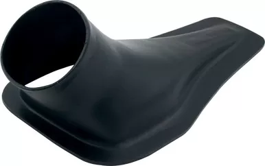 QuickCar Racing NACA Duct Black Single 10.5 x 6 3 Hose 60-003
