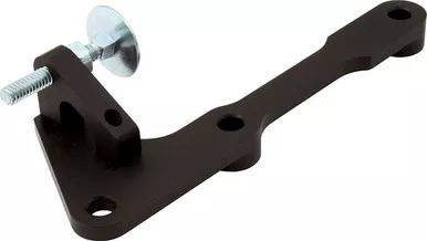 QuickCar Racing Products Holley 2 Barrel Throttle Stop Adjustable Aluminum Black Anodized 64-158