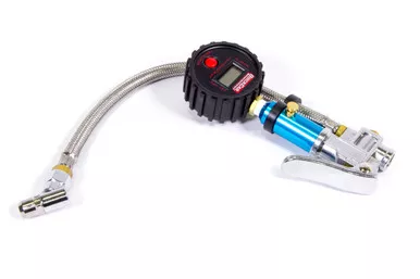 QuickCar Tire Inflator Digital 0-100 psi 2-1/4 in Black Face QRP56-270