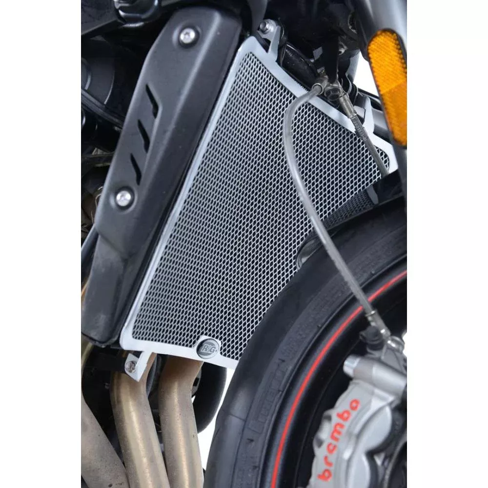 R&G Racing Black Aluminum Radiator Guard RAD0219BK
