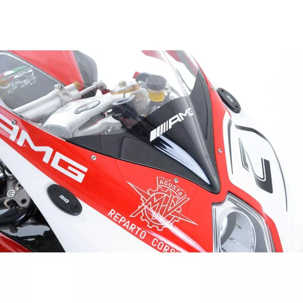 R&G Racing Black Mirror Delete Blanking Plates MBP0016BK
