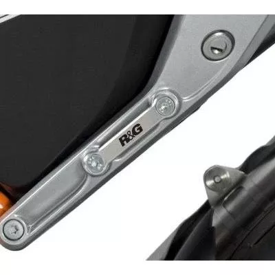 R&G Racing Silver Rear Foot Rest Delete Blanking Plates BLP0021SI