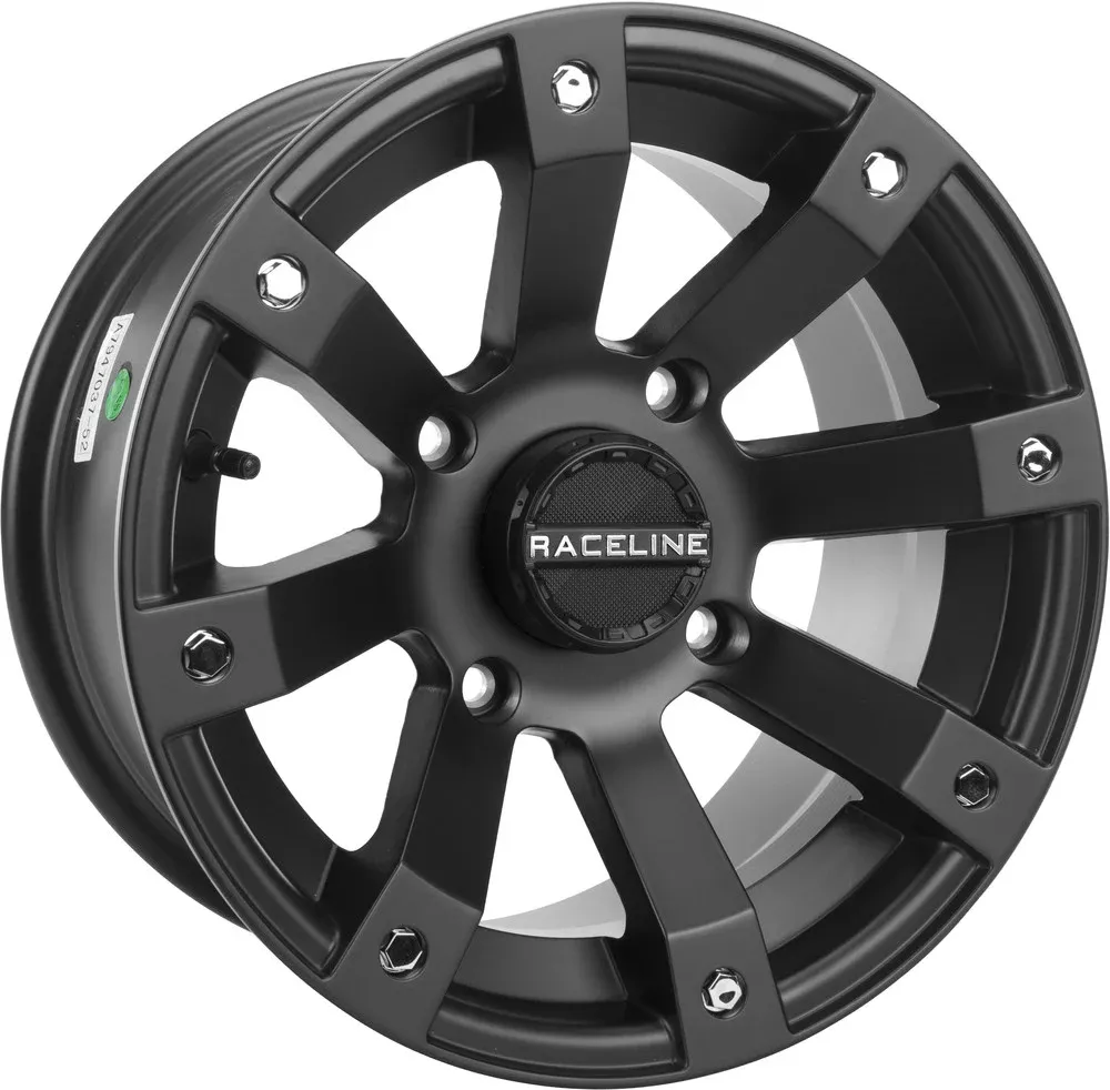 Raceline Wheels Scorpion Wheel 12X7 4/110 2+5 (-47MM) Black – A7927011-25