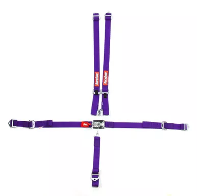 Racequip 5pt Harness Set Jr LL Purple RQP709059