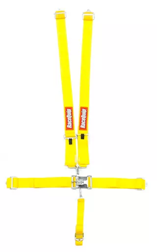 Racequip 5pt Harness Set L&L Yellow SFI 711031