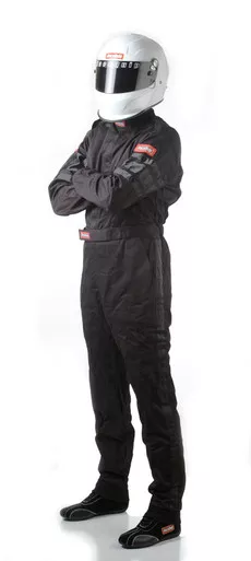Racequip Black Suit Single Layer Small 110002