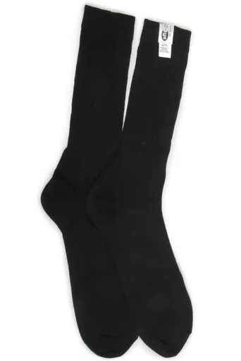 Racequip Socks FR Medium 8-9 Black SFI 3.3 411993