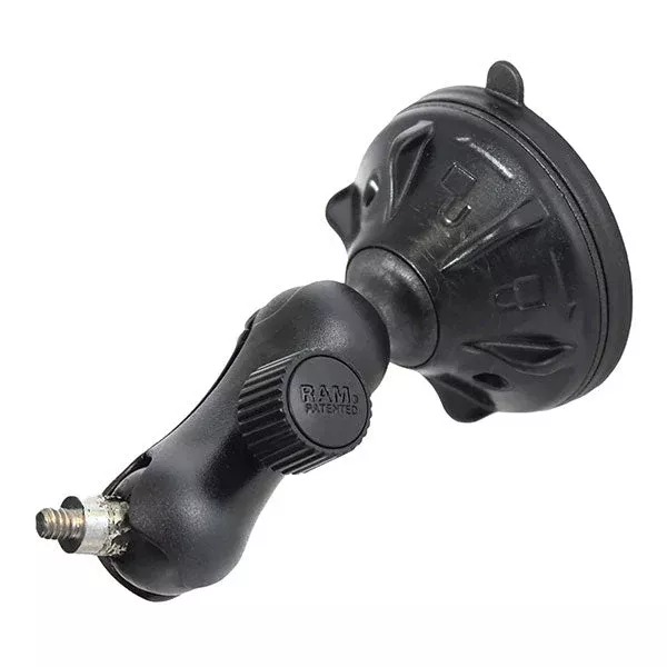 RAM Mounts RAM Twist-Lock Low Profile Suction Mount With 1/4″20 Stud (RAP-B-166-1-237U)