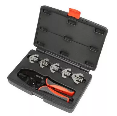 Ratchet Crimp Tool Kit 6-Piece Quick Change Kit T3001