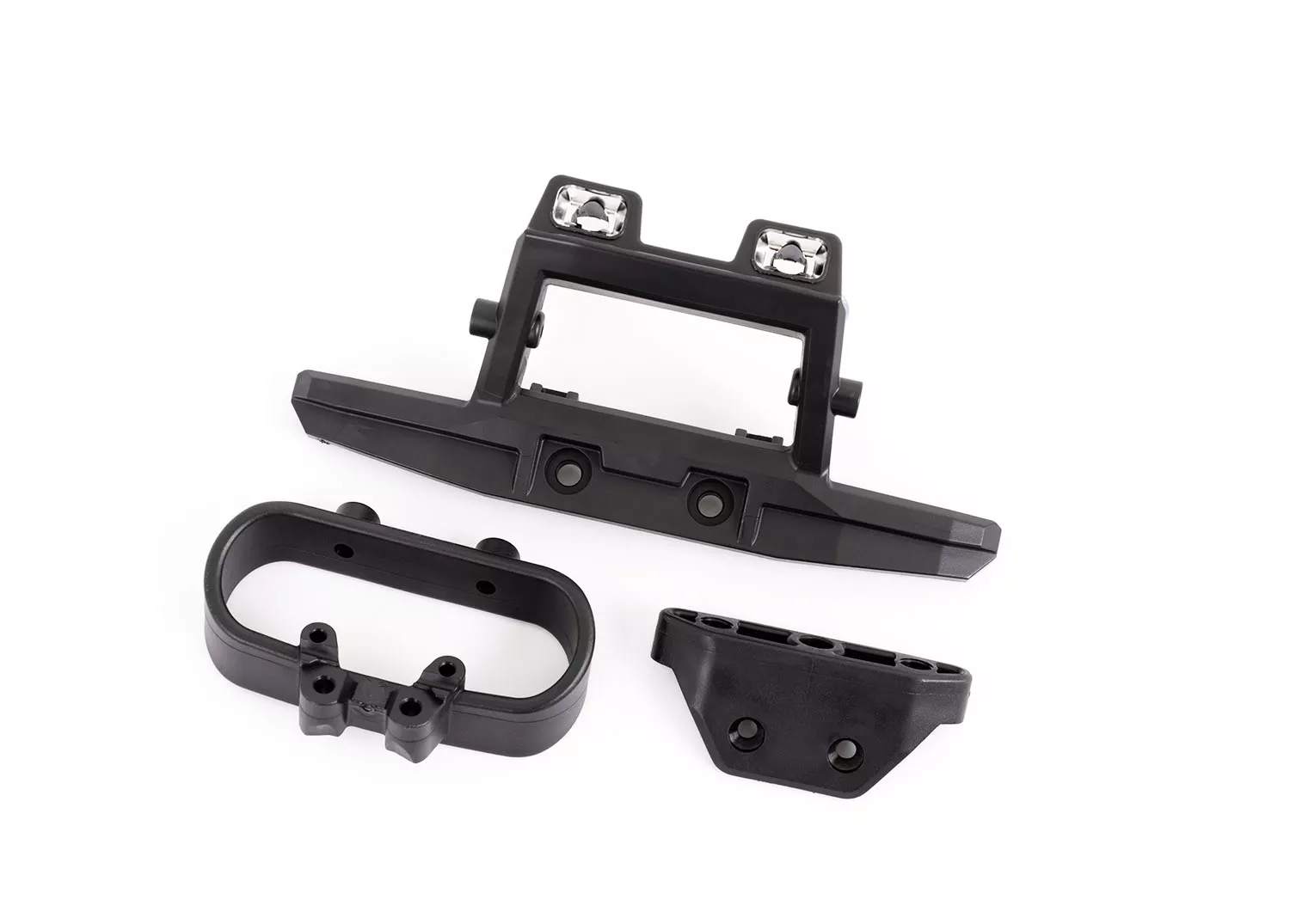 Rear Bumper/ Bumper Mount (fits 4WD Rustler) (for LED Light Kit Installation)