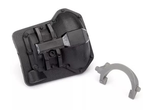 Rear Differential Cover (Black) & T-Lock Fork (Gray) (TRX-6™)