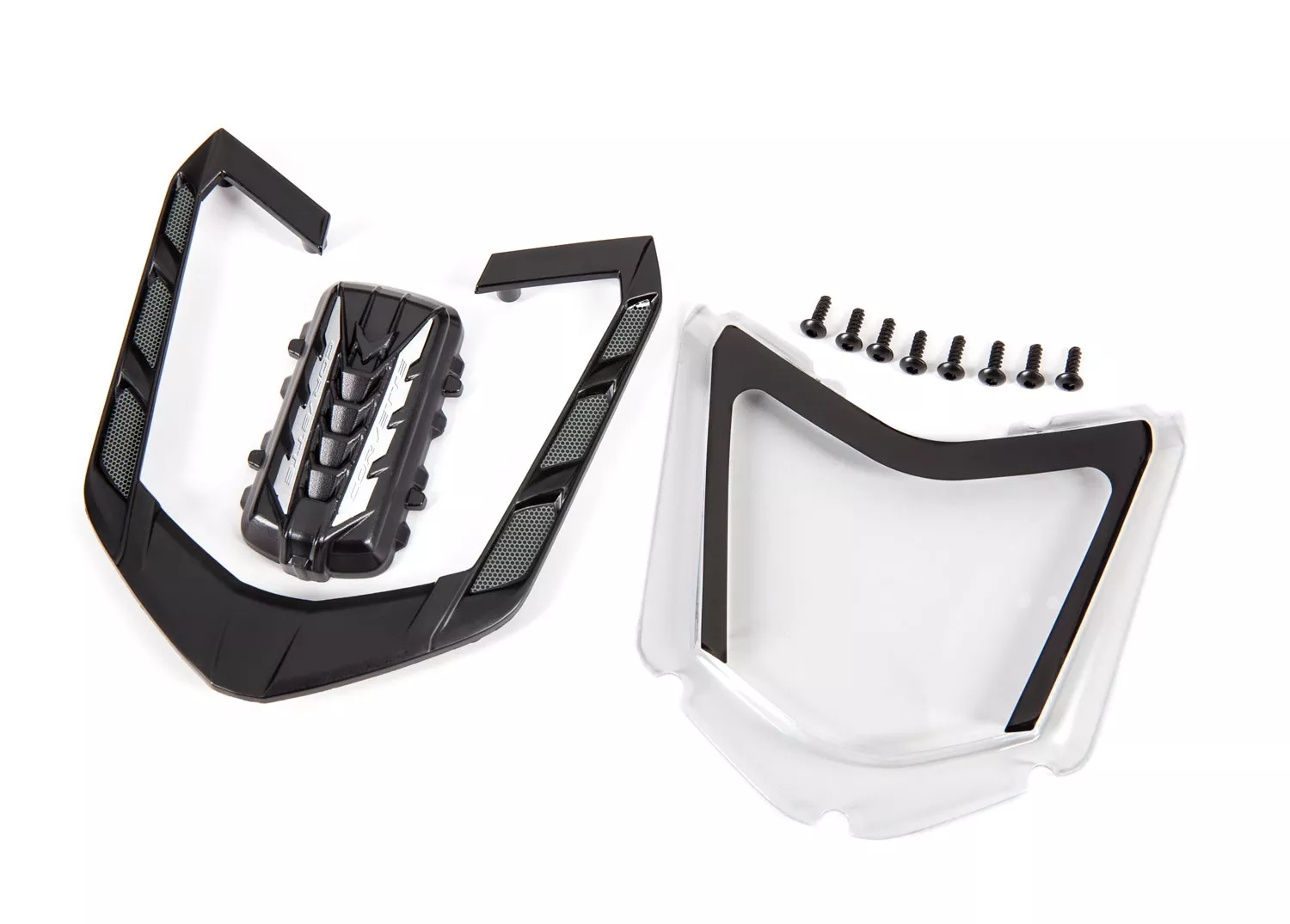 Rear Window, Window Retainer, & Engine Cover