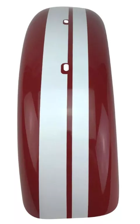 Red Racing Stripe Front Fender for Coleman CT200U Mini Bike