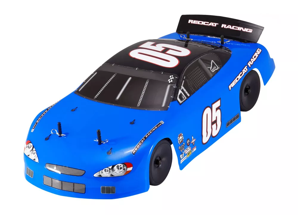 Redcat 1/10 Scale Lightning STK Electric On Road Car - Blue (Brushed) Includes 7.2v 2000mAh NiMh & Charger