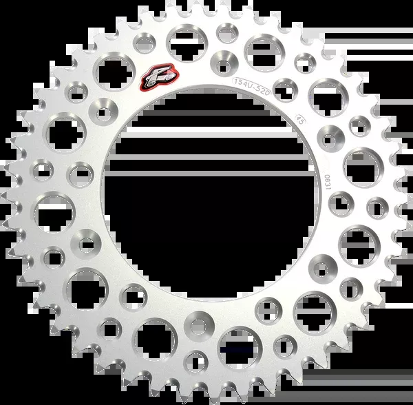 Renthal Rear Sprocket - Aluminum - 45 Tooth - Silver - Honda