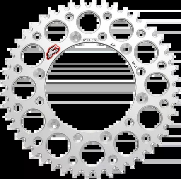 Renthal Rear Sprocket – Aluminum – 47 Tooth – Silver – Suzuki