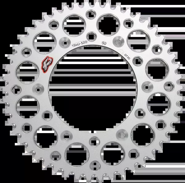 Renthal Rear Sprocket – Aluminum – 50 Tooth – Silver – Honda