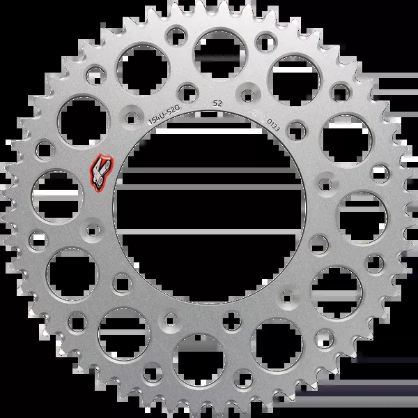 Renthal Rear Sprocket – Aluminum – 52 Tooth – Silver – Honda