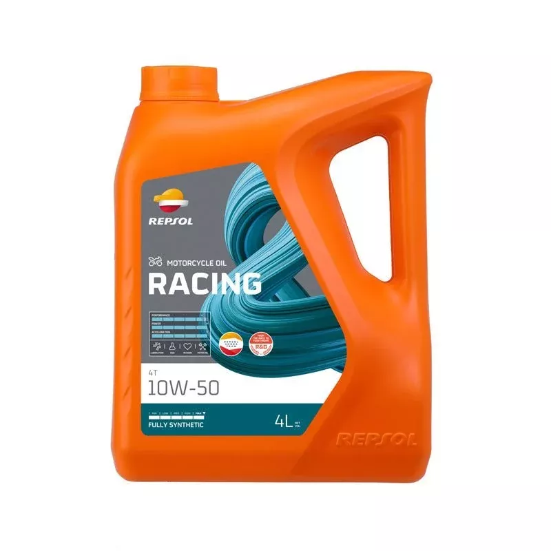 Repsol Synthetic 4T Engine Oil Racing 10W50 (4L)