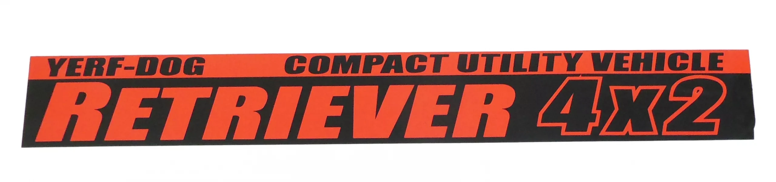 “Retriever 4 x 2” Decal / Sticker