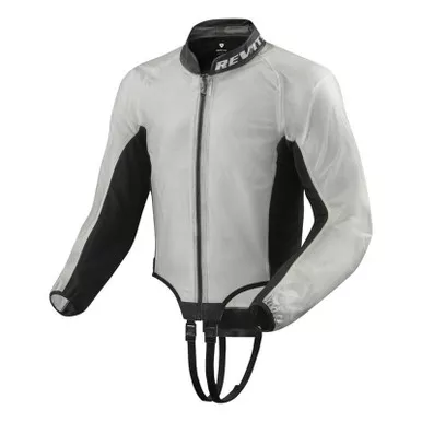REV'IT! Trackmaster H2O Transparent Black Rain Jacket