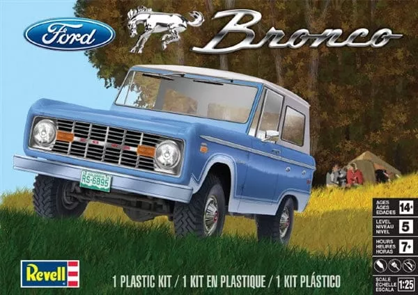Revell 1960's Ford Bronco SK5 1:25 Scale Model Kit