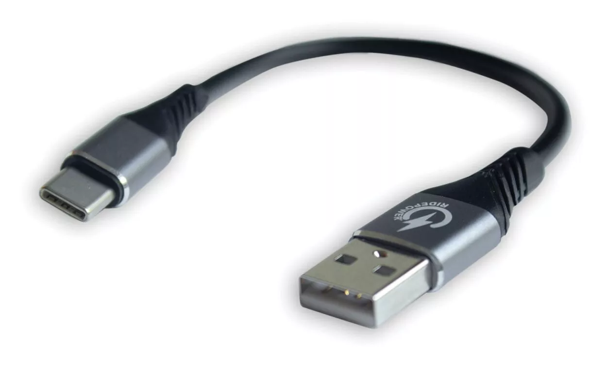 RidePower Male USB To Male USB-C Charging Cable