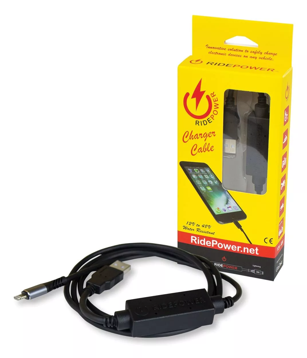 RidePower USB To Lightning Charger Cable