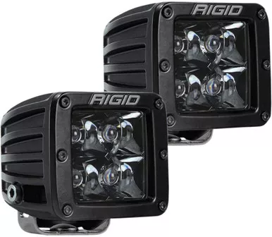 Rigid Industries 202213BLK D-Series Midnight Optic Spot Light Pods