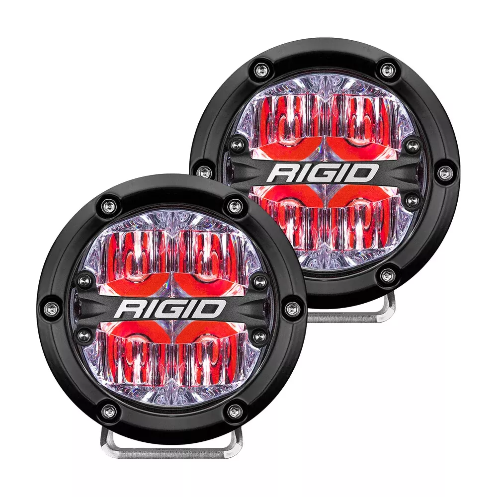Rigid Industries 360-Series 4" Drive RED Back Light - 36116
