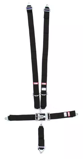 RJS 5-PT Harness System Bk Ind Wrap Mt 3in Sub 1131001