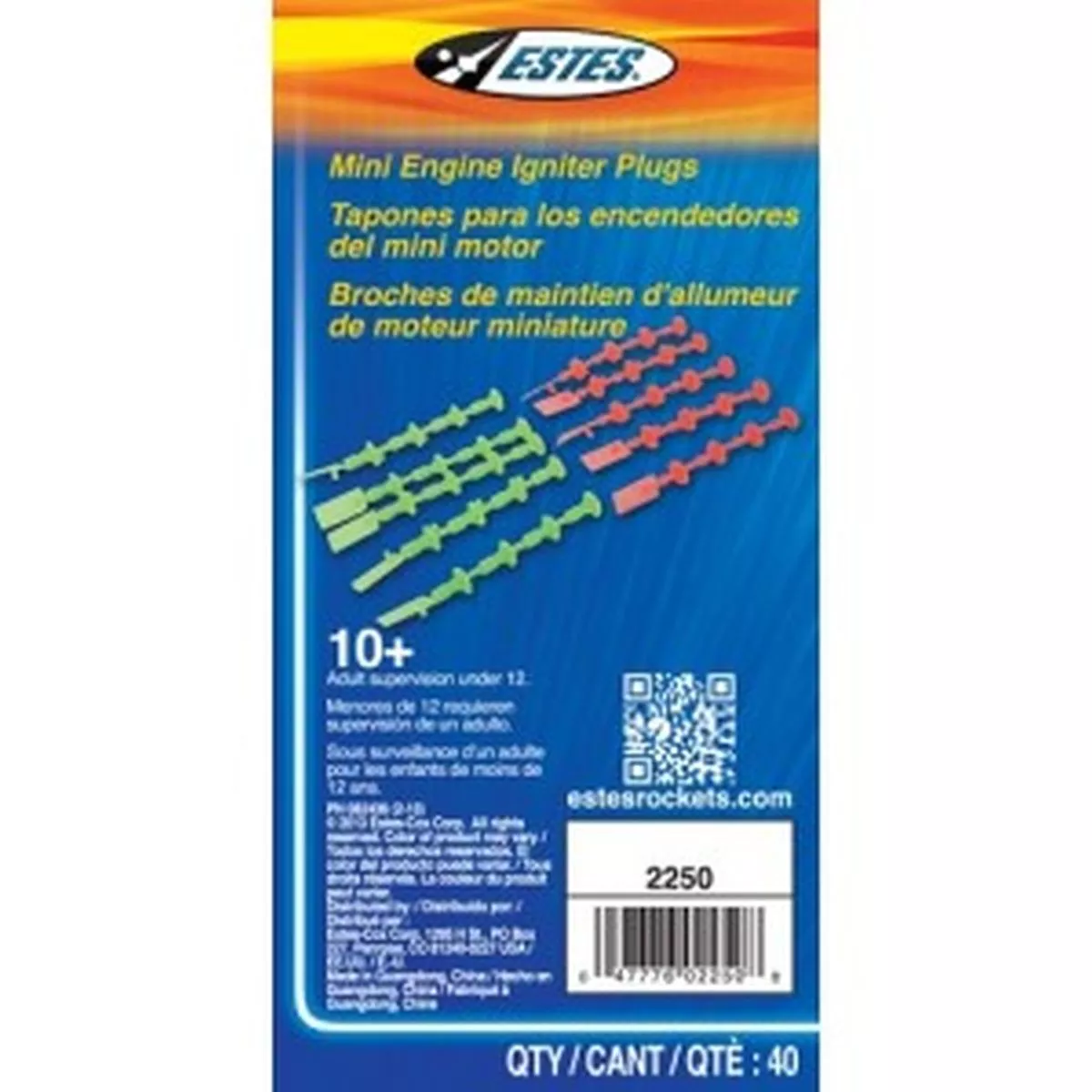 Rocket - Mini Igniter Plug (5 Orange 5 Green) (Estes)