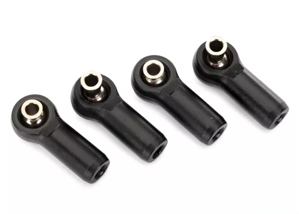 Rod Ends (4) (Assembled With Steel Pivot Balls), X-Maxx