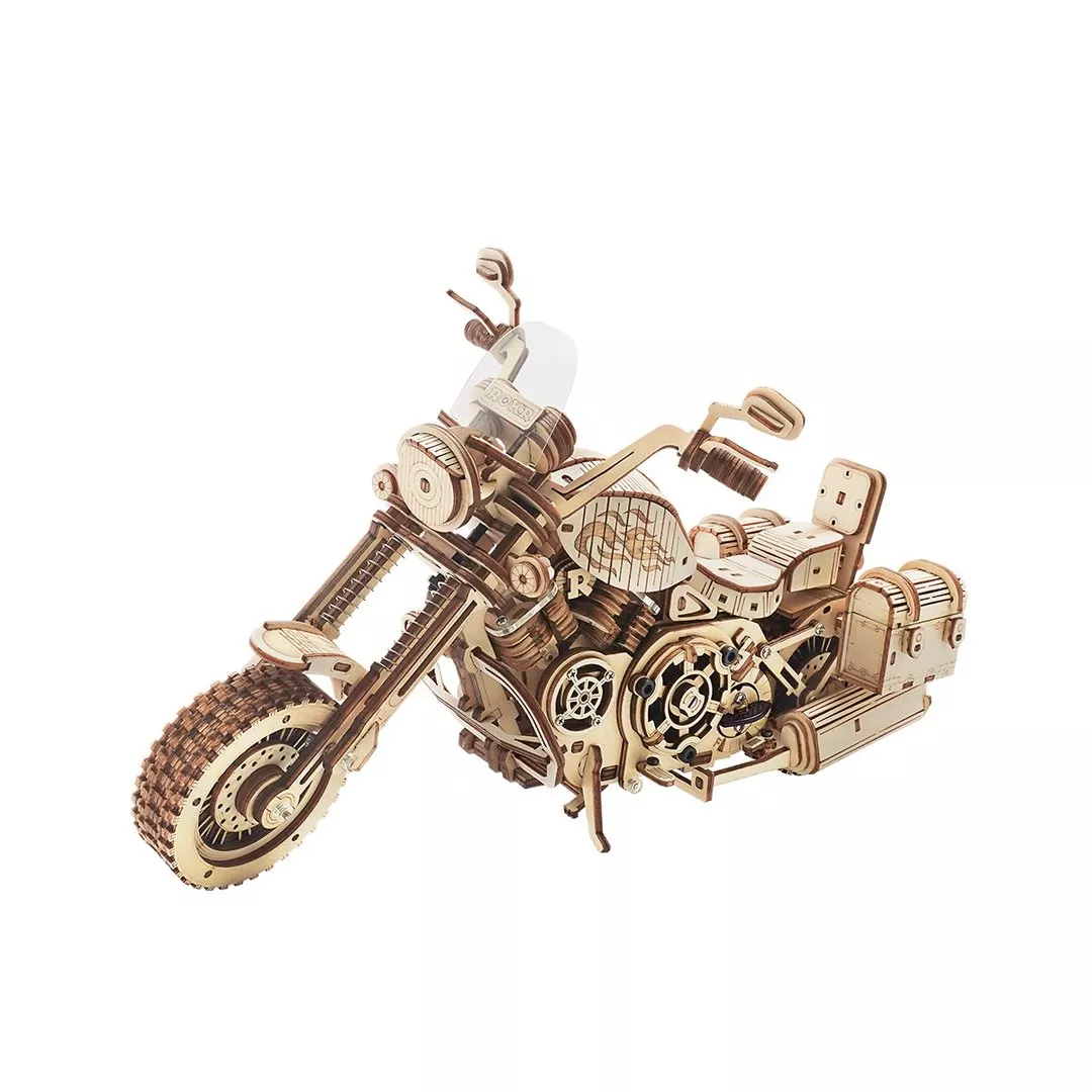 ROKR Wind-Up Cruiser Motorcycle Model 3D Modern Wooden Model