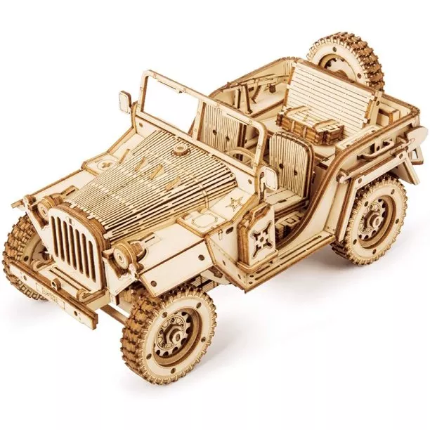 Rolife Army 4x4 Jeep 3D Modern Wooden Puzzle