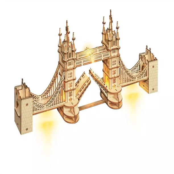 Rolife Tower Bridge with LED Lights 3D Modern Wooden Puzzle