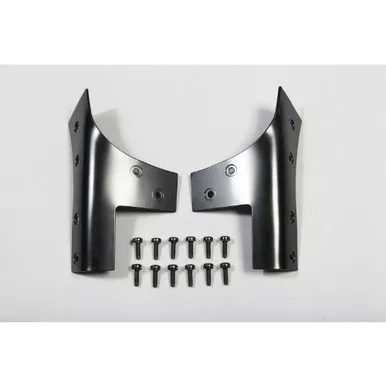 Rugged Ridge 11209.03 Windshield Hinge Kit, Black; for 07-18 Jeep Wrangler JK