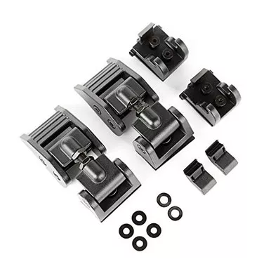 Rugged Ridge 11210.27 Hood Catch Kit, Textured Black