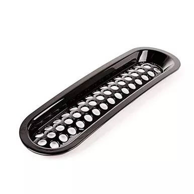 Rugged Ridge 11306.31 Grille Insert, Perforated, Black; for 07-18 Jeep Wrangler
