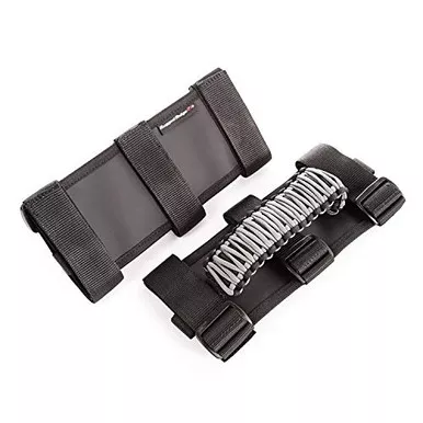 Rugged Ridge 13505.32 Set of 2 Universal Gray Paracord Roll Bar Grab Handles