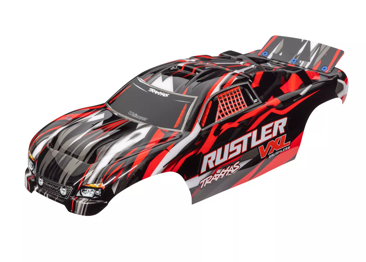 Rustler VXL Body (Painted, Decals Applied) (Red, Green, Orange, or ProGraphics)