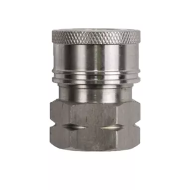 S/S COUPLER, 3/8 FNPT