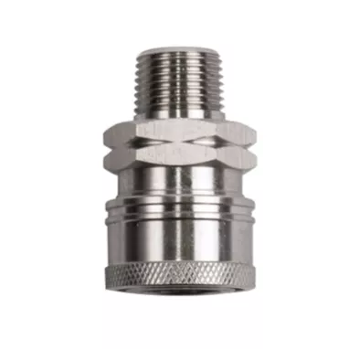 S/S COUPLER, 3/8 MNPT